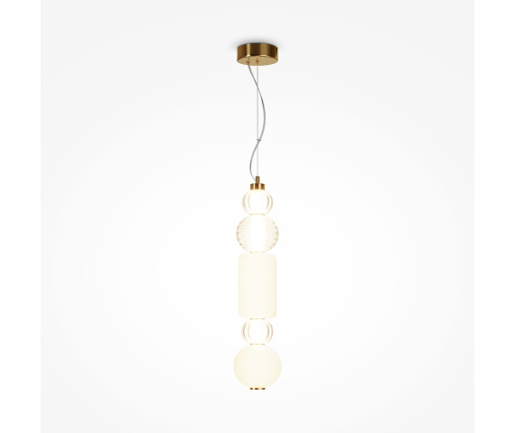 Lampa wisząca COLLAR P069PL-L35G3K1 oprawa w kolorze złotym MAYTONI