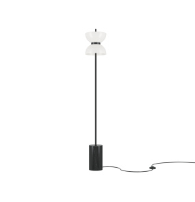 Lampa podłogowa KYOTO MOD178FL-L11B3K oprawa w kolorze czarnym z marmurową podstawą MAYTONI