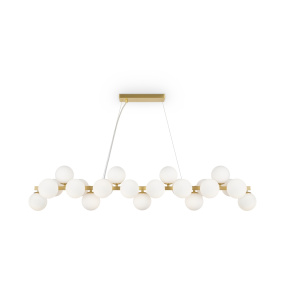 Lampa wisząca DALLAS MOD547PL-25BS oprawa w kolorze złotym MAYTONI
