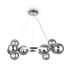 Lampa wisząca DALLAS MOD545PL-11CH oprawa w kolorze chromu z dymionymi kloszami MAYTONI