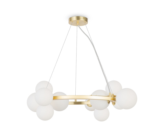 Lampa wisząca DALLAS MOD545PL-11BS oprawa w kolorze złotym MAYTONI
