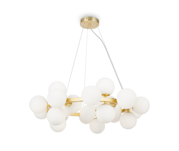Lampa wisząca DALLAS MOD545PL-25BS oprawa w kolorze złotym MAYTONI