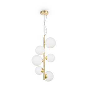 Lampa wisząca DALLAS MOD545PL-06BS oprawa w kolorze złotym MAYTONI