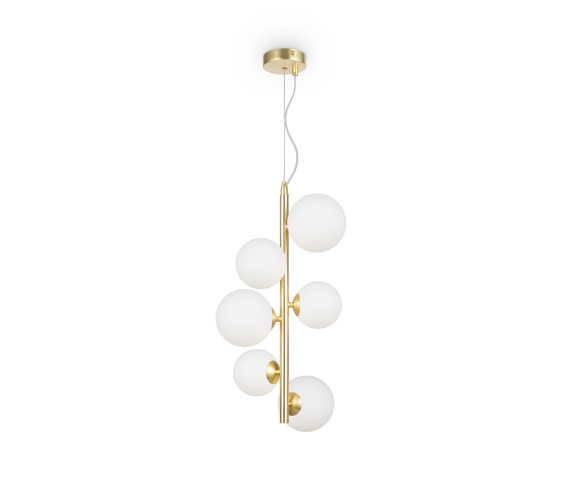 Lampa wisząca DALLAS MOD545PL-06BS oprawa w kolorze złotym MAYTONI