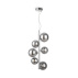 Lampa wisząca DALLAS MOD545PL-06CH oprawa w kolorze chromu z dymionymi kloszami MAYTONI