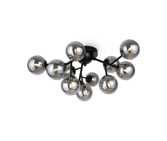 Lampa sufitowa DALLAS MOD545CL-12B oprawa w kolorze czarnym MAYTONI