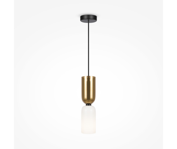 Lampa wisząca MEMORY MOD177PL-01G oprawa w kolorze czerni i złota MAYTONI