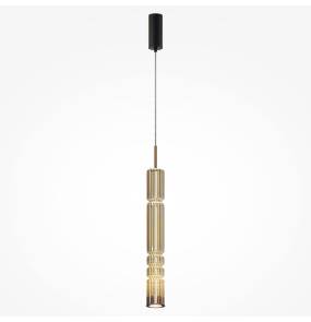 Lampa wisząca ORDO MOD272PL-L12BS3K oprawa w kolorze czerni i złota MAYTONI