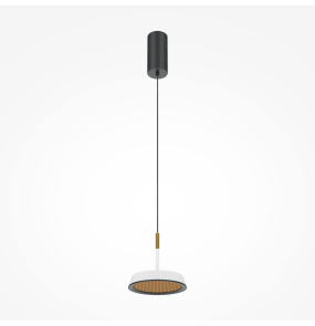 Lampa wisząca EL MOD041PL-L15WG3K oprawa w kolorze czerni bieli i złota MAYTON