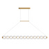 Lampa wisząca AMULET MOD555PL-L18G3K oprawa w kolorze złotym MAYTONI