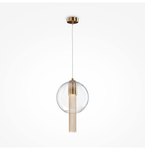 Lampa wisząca FLUSSO P095PL-01BZ1 oprawa w kolorze mosiądzu MAYTONI