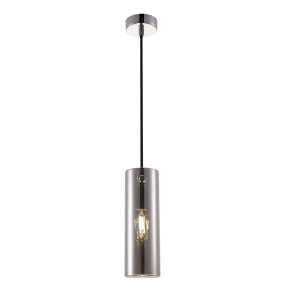 Lampa wisząca GIOIA P011PL-01CH oprawa w kolorze chromu z dymionym kloszem MAYTONI