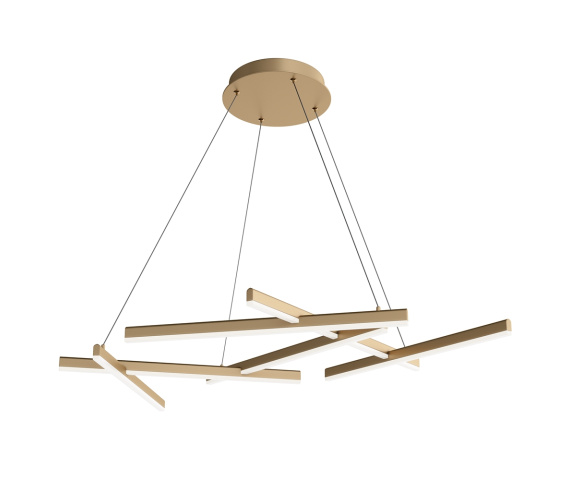 Lampa wisząca LINE MOD016PL-L75MG3K oprawa w kolorze złotym MAYTONI