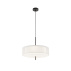 Lampa wisząca BERGAMO MOD613PL-05W1 oprawa w kolorze czarnym z białym abażurem MAYTONI