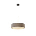 Lampa wisząca BERGAMO MOD613PL-05GR oprawa w kolorze czarnym z szarym abażurem MAYTONI