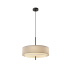 Lampa wisząca BERGAMO MOD613PL-05GR1 oprawa w kolorze czarnym z szarym abażurem MAYTONI