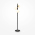 Lampa podłogowa NOSTALGIA MOD048FL-03G oprawa w kolorze czerni i złota MAYTONI