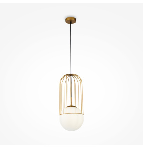 Lampa wisząca TELFORD P363PL-01G oprawa w kolorze złotym MAYTONI