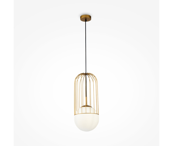 Lampa wisząca TELFORD P363PL-01G oprawa w kolorze złotym MAYTONI