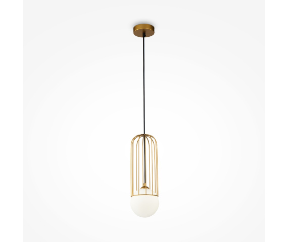 Lampa wisząca TELFORD P361PL-01G oprawa w kolorze złotym MAYTONI