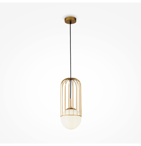 Lampa wisząca TELFORD P362PL-01G oprawa w kolorze złotym MAYTONI