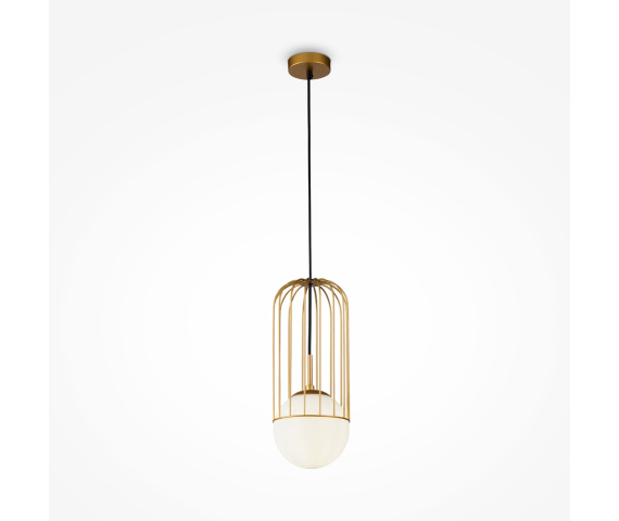 Lampa wisząca TELFORD P362PL-01G oprawa w kolorze złotym MAYTONI
