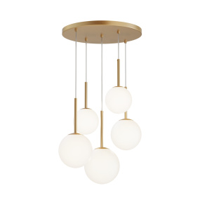 Lampa wisząca BASIC FORM MOD321PL-05G1 oprawa w kolorze złotym MAYTONI