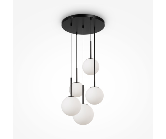 Lampa wisząca BASIC FORM MOD321PL-05B oprawa w kolorze czarnym MAYTONI