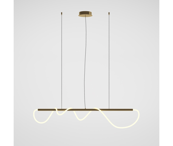 Lampa wisząca TAU MOD166PL-L30G3K oprawa w kolorze złotym MAYTONI