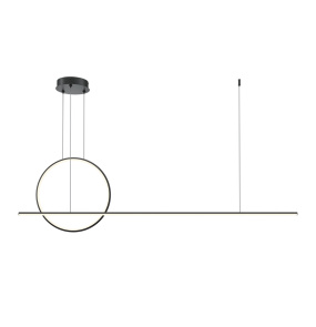 Lampa wisząca HALO MOD247PL-L49BK oprawa w kolorze czarnym MAYTONI