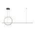Lampa wisząca HALO MOD247PL-L49BK oprawa w kolorze czarnym MAYTONI