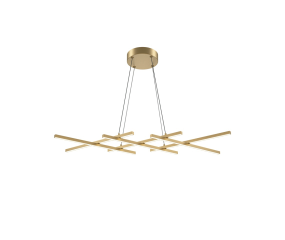 Lampa wisząca HALO MOD244PL-L50BSK oprawa w kolorze mosiądzu MAYTONI