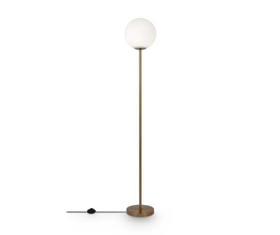 Lampa podłogowa RING MOD013FL-01BS oprawa w kolorze mosiądzu MAYTONI