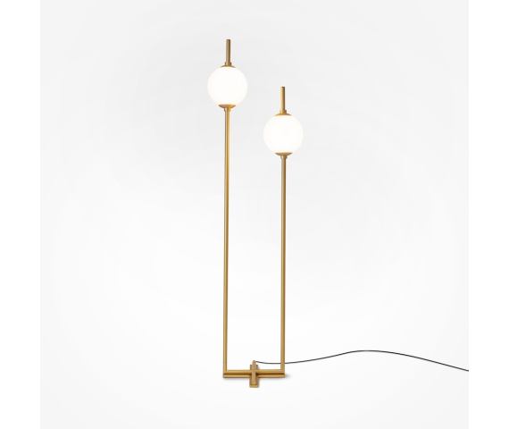 Lampa podłogowa THE SIXTH SENSE Z020FL-L12BS3K oprawa w kolorze mosiądzu MAYTONI