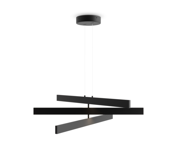 Lampa wisząca ORIGAMI MOD163PL-L38B4K1 oprawa w kolorze czarnym MAYTONI