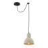 Lampa wisząca BRONI T434-PL-01-GR oprawa w kolorze czarnym z szarym kloszem MAYTONI