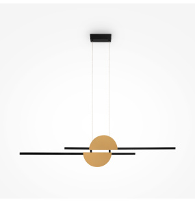 Lampa wisząca SKYLINE MOD179PL-L26BS4K w kolorze czarno-złotym MAYTONI
