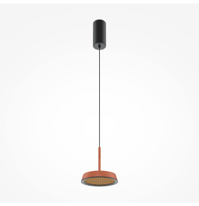 Lampa wisząca EL MOD041PL-L15TR3K oprawa w kolorze czarno-pomarańczowym MAYTON