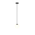 Lampa wisząca podtynkowa LUNA P039PL-5W3K-10INS-B oprawa w kolorze czarnym MAYTON