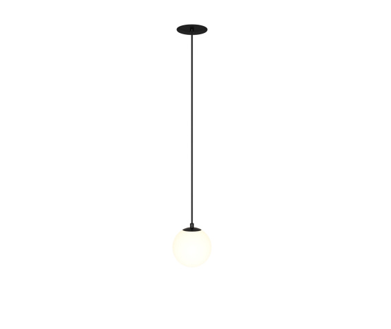 Lampa wisząca podtynkowa LUNA P039PL-5W3K-10INS-B oprawa w kolorze czarnym MAYTON