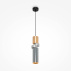 Lampa wisząca PALETTE MOD303PL-01CFL3 oprawa w kolorze czerni złota i szarości MAYTON