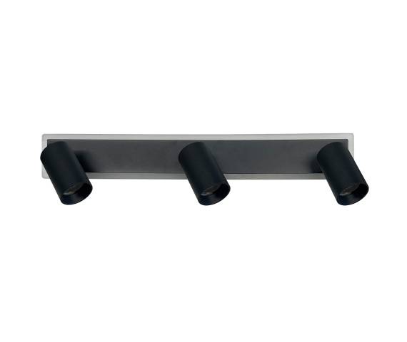 WYPRZEDAŻ Listwa sufitowa PARMA LP-0612/3WS BK oprawa w kolorze czarnym LIGHT PRESTIGE