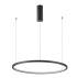 WYPRZEDAŻ Lampa wisząca Vinola PND-56135B-100RPP-BK-3KS4K-TRDIMM oprawa w kolorze czarnym ITALUX