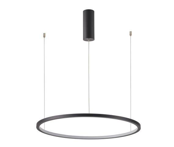 WYPRZEDAŻ Lampa wisząca Vinola PND-56135B-100RPP-BK-3KS4K-TRDIMM oprawa w kolorze czarnym ITALUX