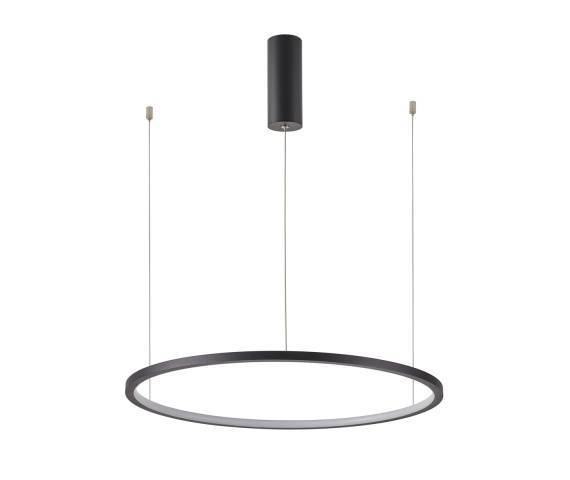 WYPRZEDAŻ Lampa wisząca Vinola PND-56135B-080RPP-BK-3KS4K-TRDIMM oprawa w kolorze czarnym ITALUX