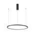 WYPRZEDAŻ Lampa wisząca Vinola PND-56135B-060RPP-BK-3KS4K-TRDIMM oprawa w kolorze czarnym ITALUX