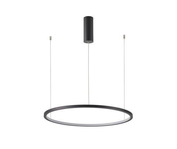 WYPRZEDAŻ Lampa wisząca Vinola PND-56135B-060RPP-BK-3KS4K-TRDIMM oprawa w kolorze czarnym ITALUX