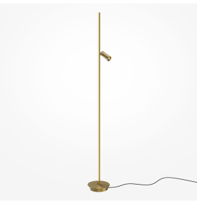 Lampa podłogowa THIN MOD395FL-L28BS3K oprawa w kolorze mosiądzu MAYTONI