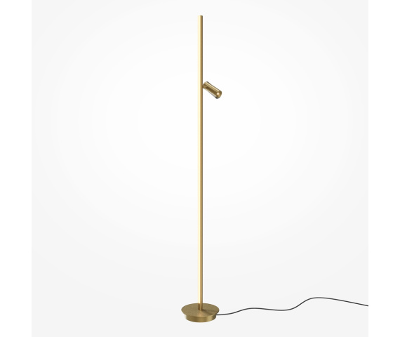 Lampa podłogowa THIN MOD395FL-L28BS3K oprawa w kolorze mosiądzu MAYTONI