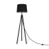 Lampa podłogowa CALVIN Z177FL-01B drewniana oprawa w kolorze czarnym MAYTONI